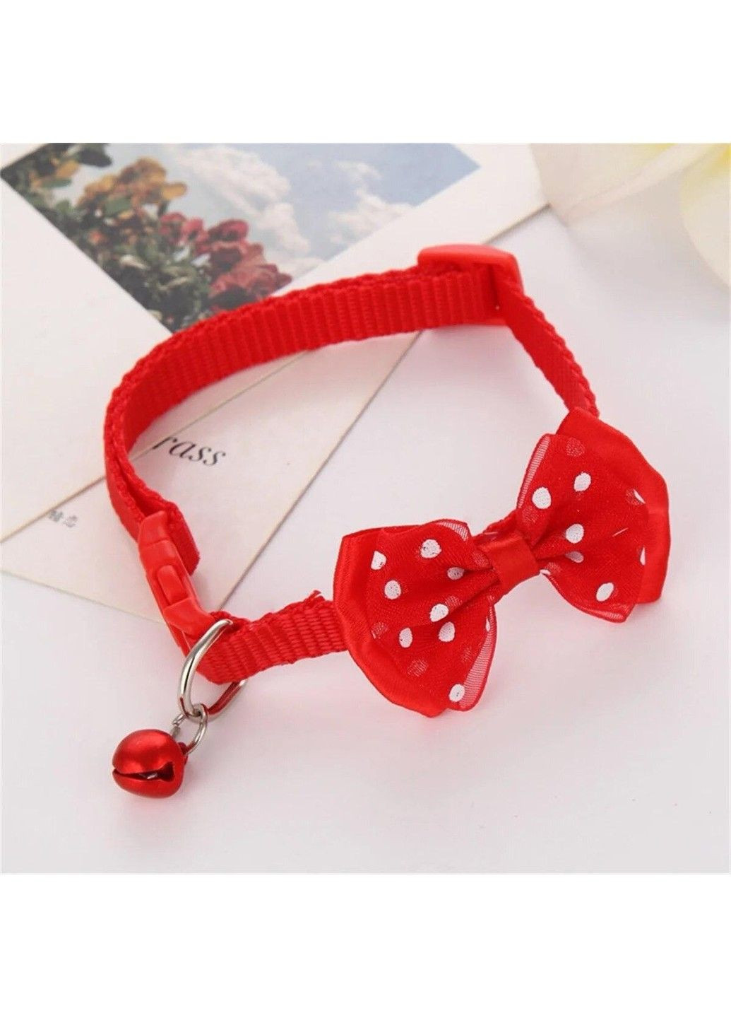 Ошейник с колокольчиком "для кошек и собак" Red 19-32 см Xtep (319664470)
