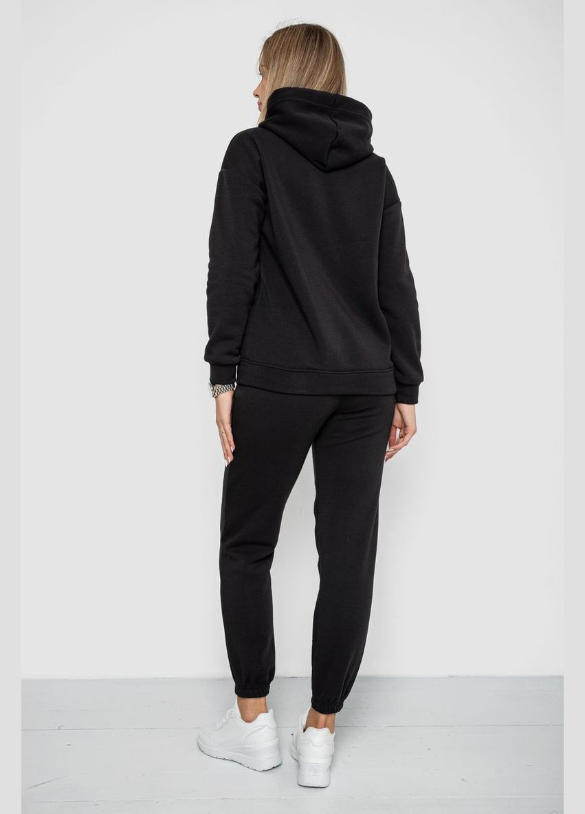 Спортивный костюм женский на флисе черный размер L (sku_241R1530) Ager (316319430)