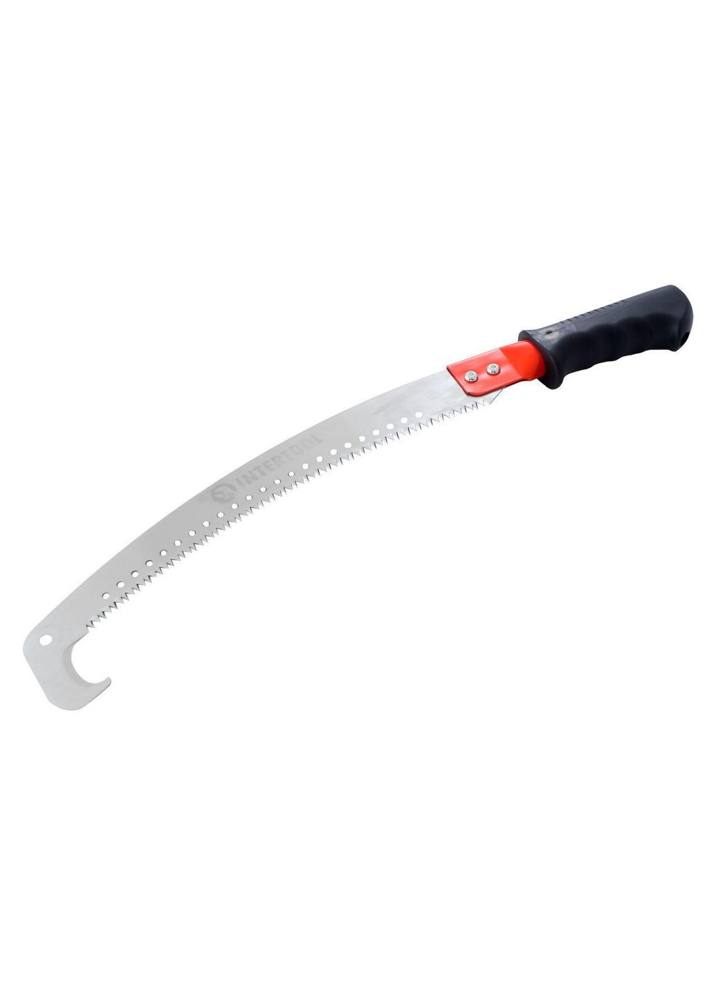 Ножівка садова з гаком 350 мм сталь 65MN для обрізання на дереві Intertool (332207552)