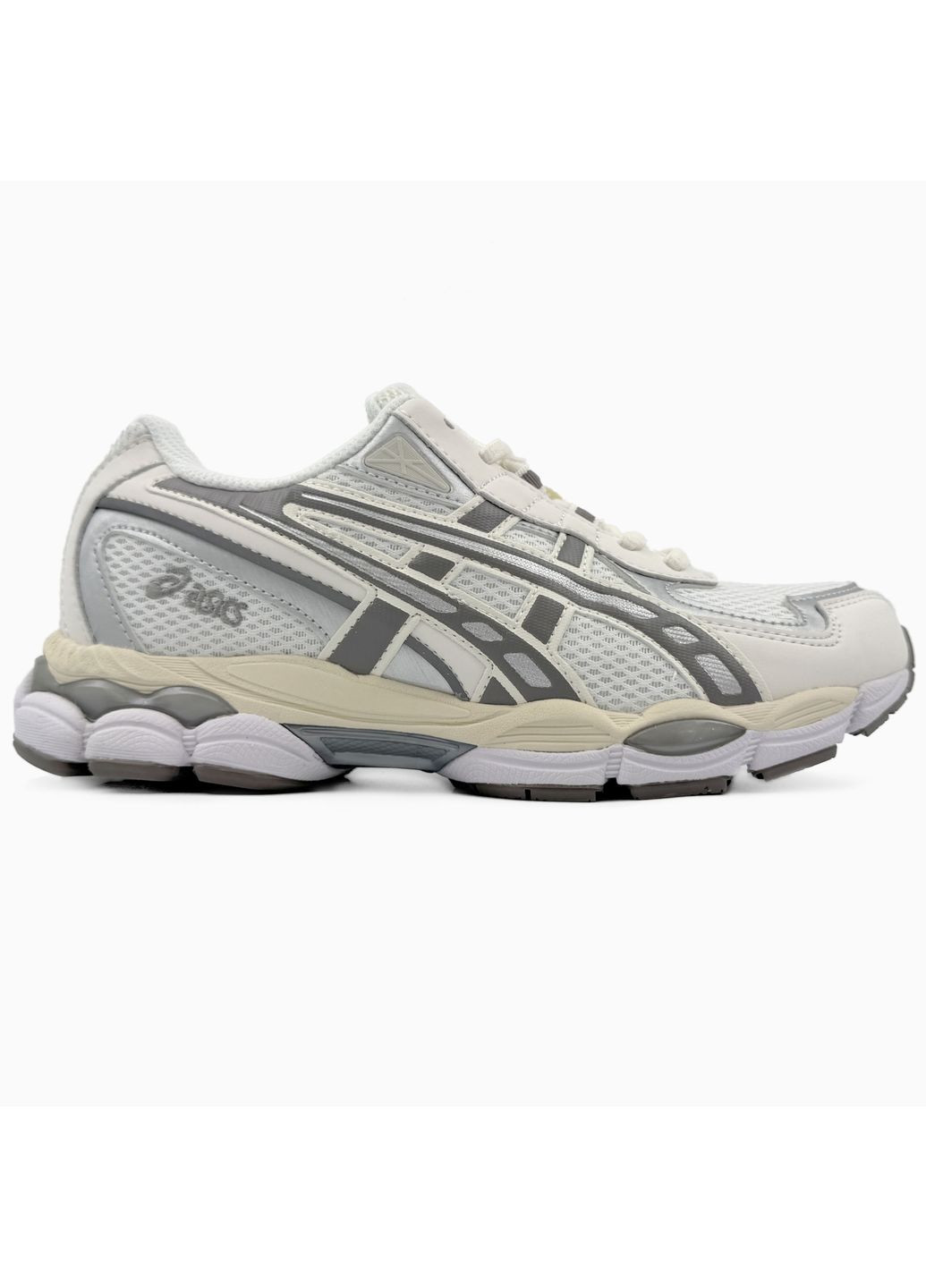 Сірі Осінні кросівки чоловічі asics gel-nyc 2055 beige / grey асікс гель нюк 2025 No Brand