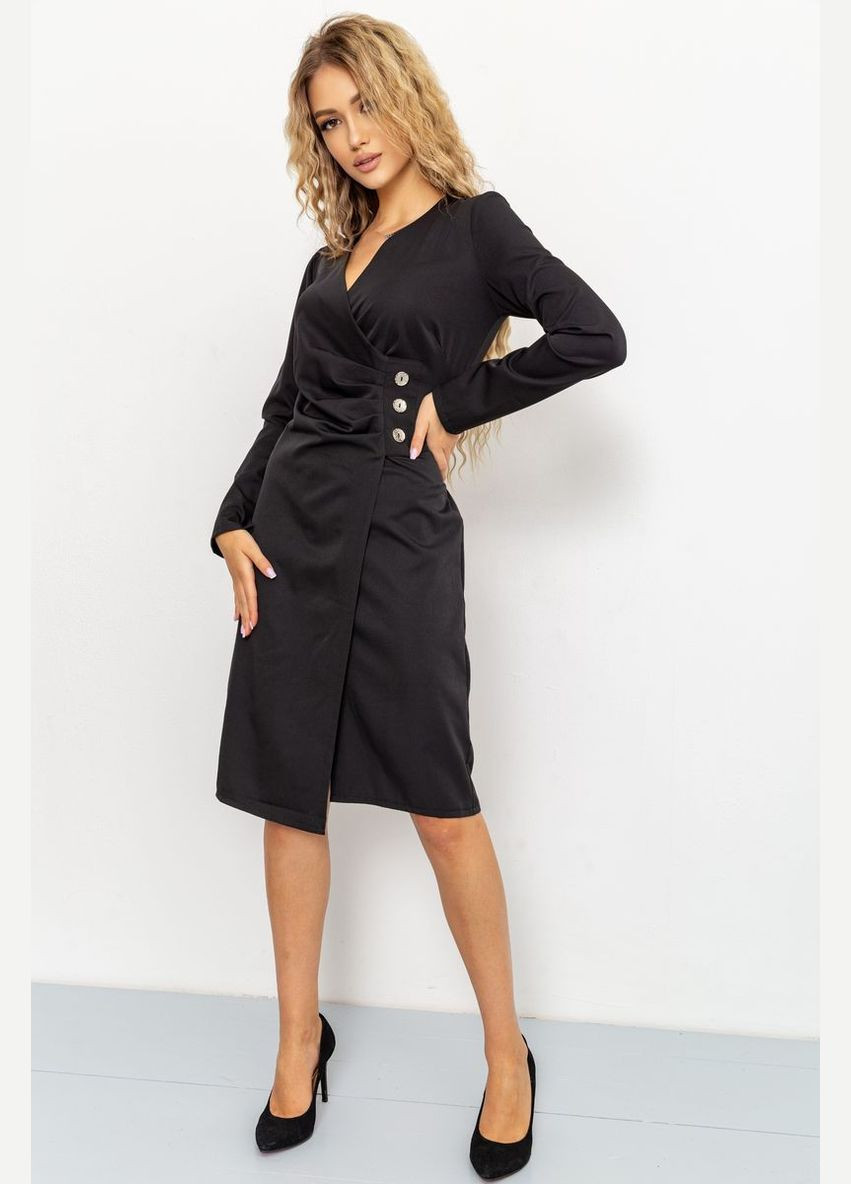 Чорна кежуал сукня Ager однотонна