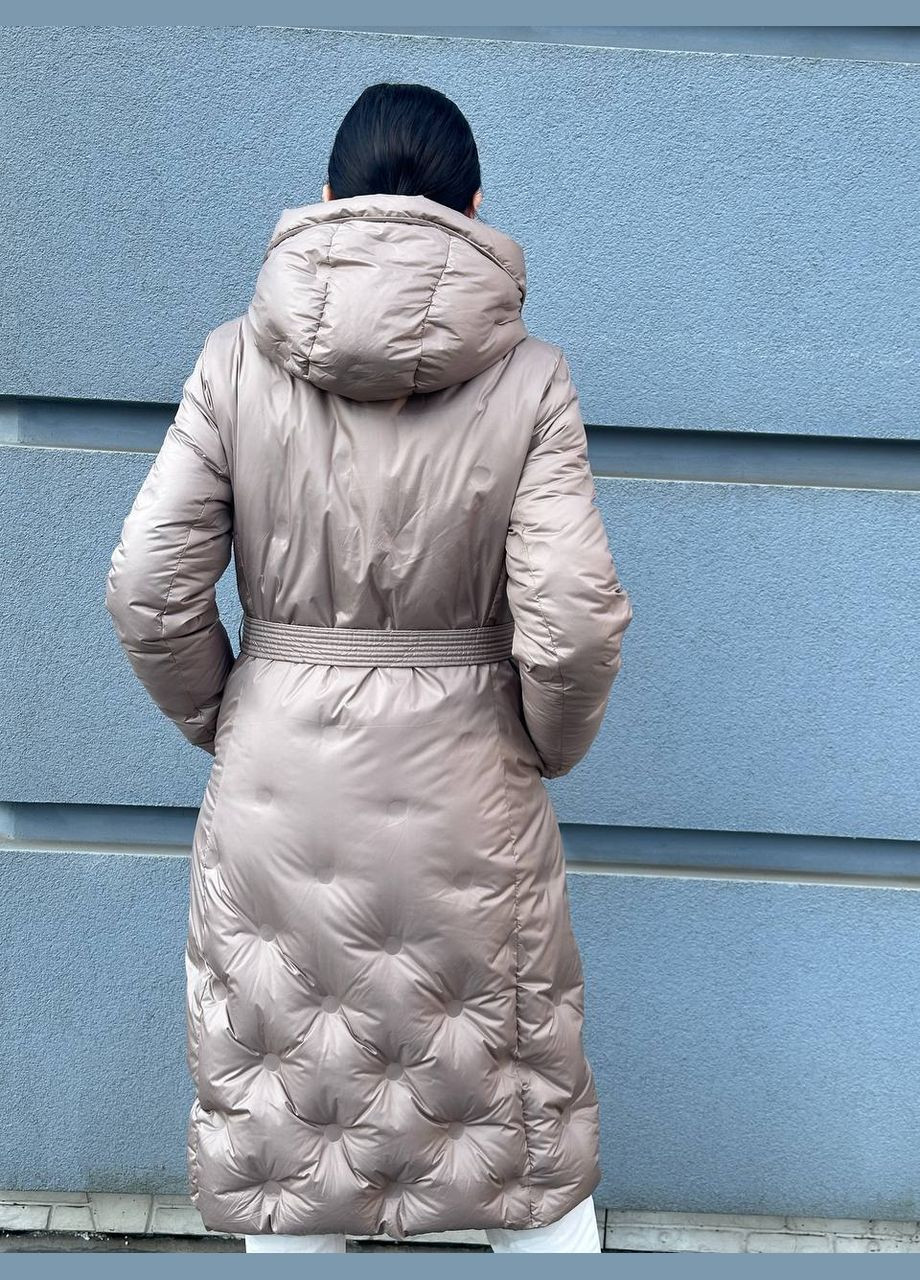 Темно-бежевая куртка-пальто FLY