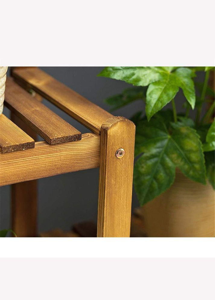 Підставка для квітів з дерева Анмас мускат (ЦВТ-006507) No Brand (328227646)