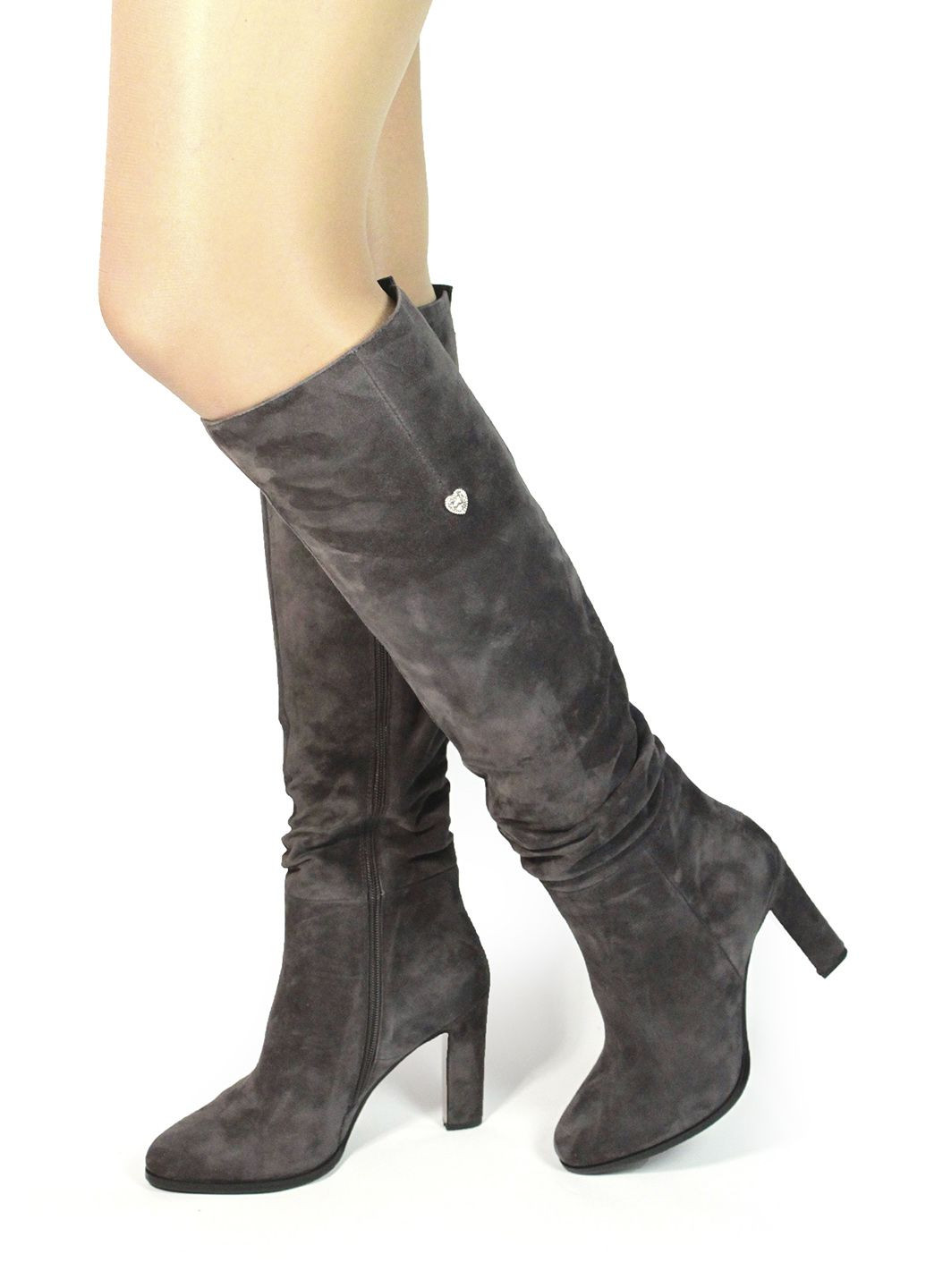 Осенние демисезонные сапоги It-Girl со стразами