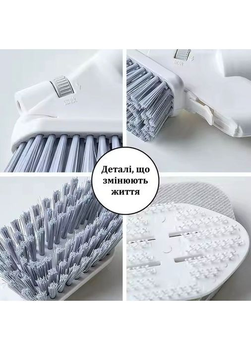 Щетка для уборки с распылителем дозатором от загрязнений без царапин скребок для стекла 4 в 1 No Brand (360867212)