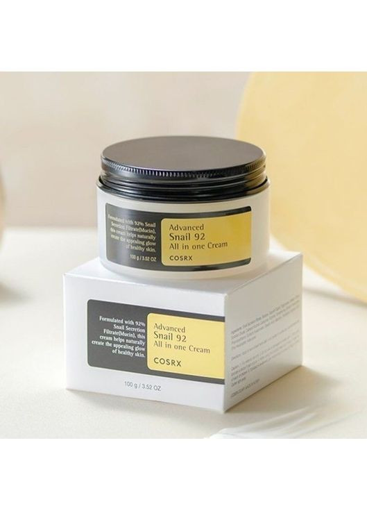 COSRX Багатофункціональний крем зі слизом равлика Advanced Snail 92 All in One Cream 100g — Крем, Південна Корея (369569464)
