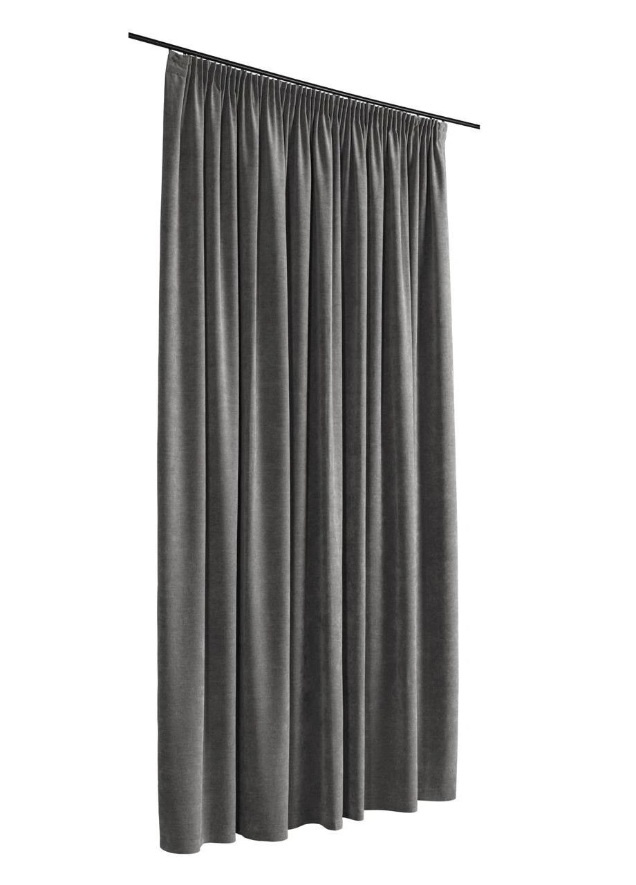 Штори з матового шенілу 2шт. 2,5м х від 2,5м до 3м HYGG (370367322)