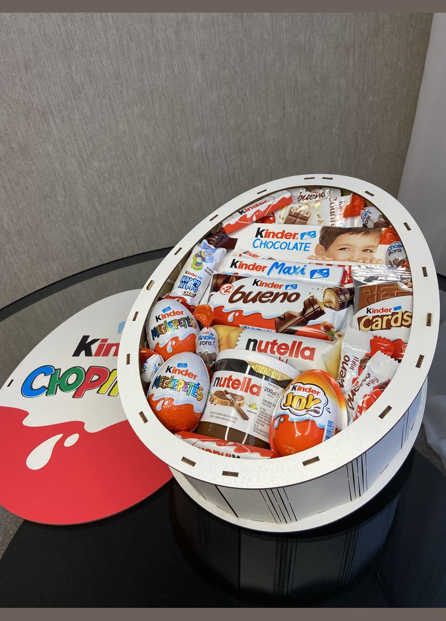 Подарочный набор Kinder Surprise XXL 31×24×9 см Универсальный сладкий подарок No Brand (340489882)