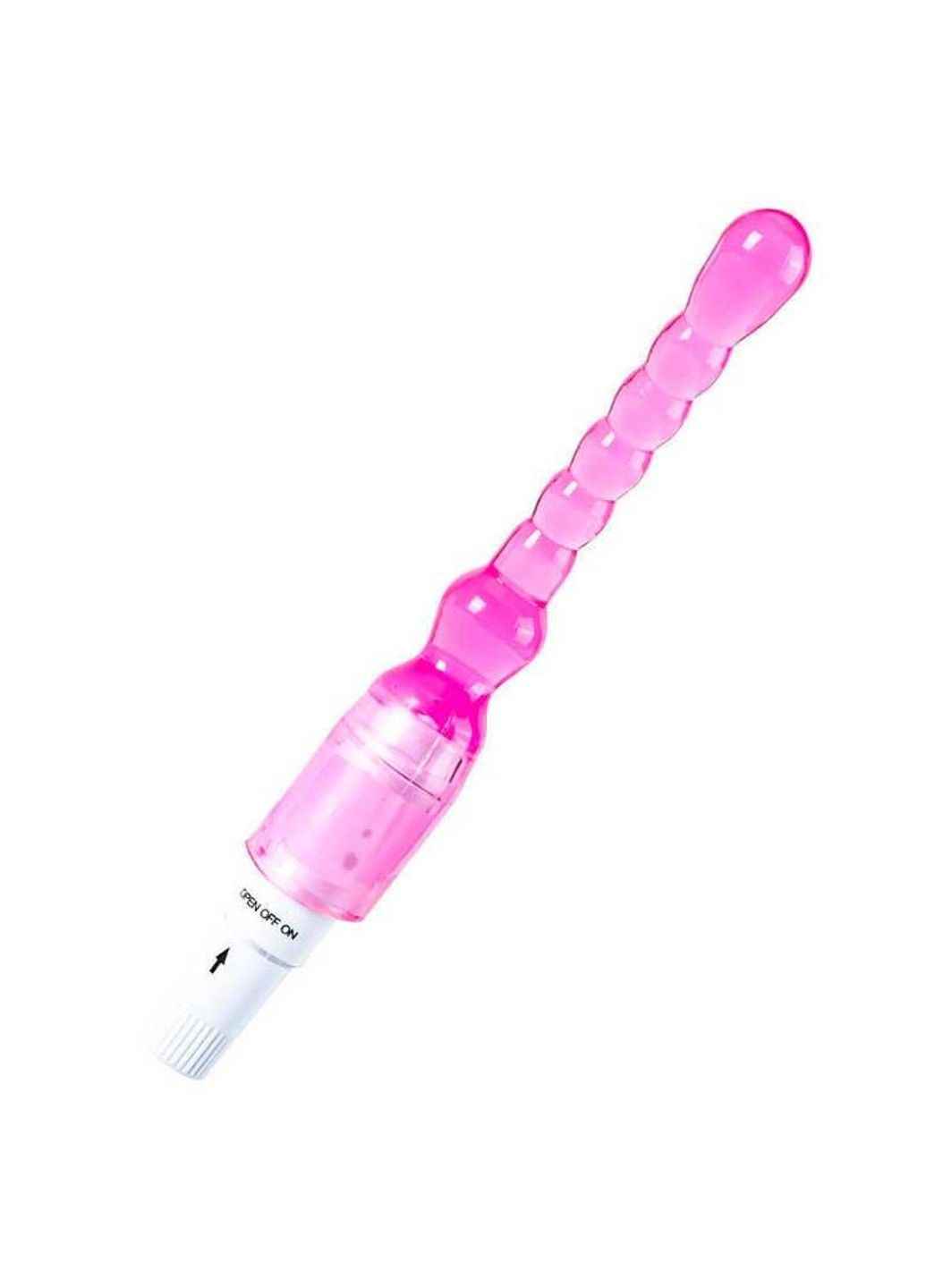Розовый анальный вибратор - 23*2,5 см – Анальные игрушки No Brand (288538735)