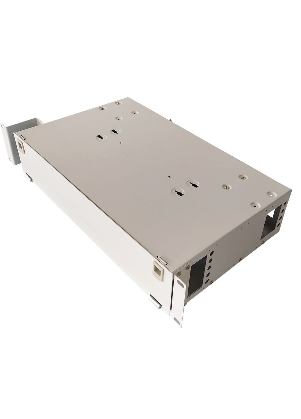 Патч-панель оптическая 24 порта LC, для установки в стойку, без переходников и пигтейлов (OPP-LC24) Abee (370617928)