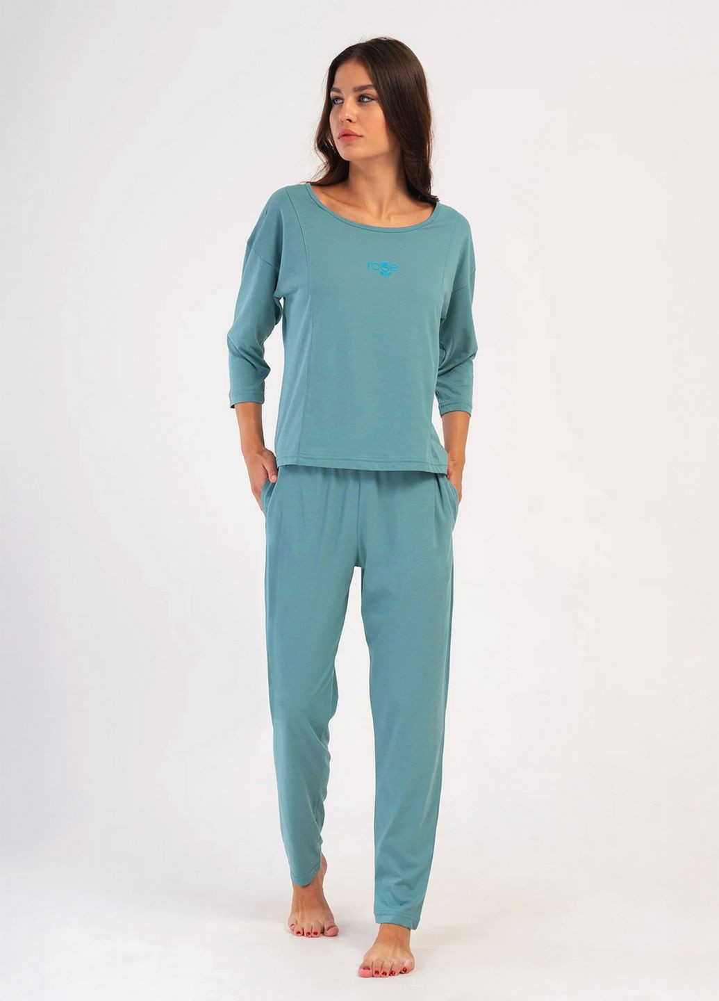 Бірюзова всесезон піжама жіноча Vienetta