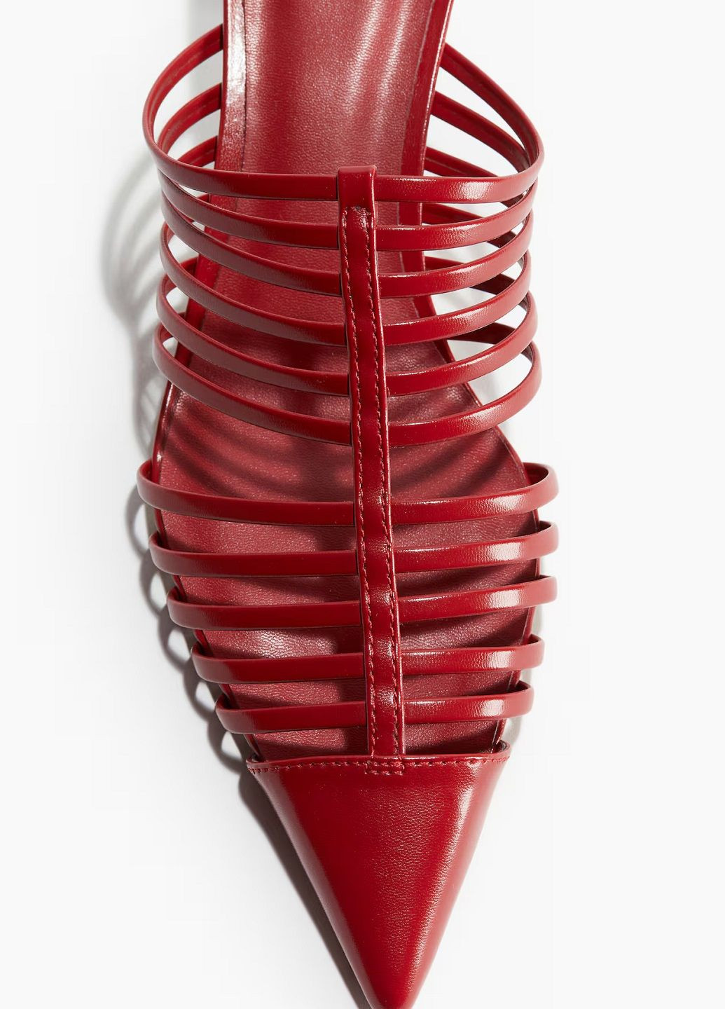 Красные мюли H&M