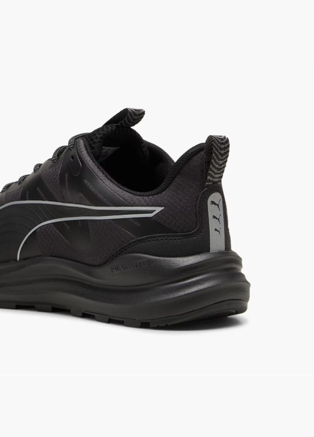 Чорні всесезонні кросівки унісекс reflect lite trail ptx running shoes black 310095-01 Puma
