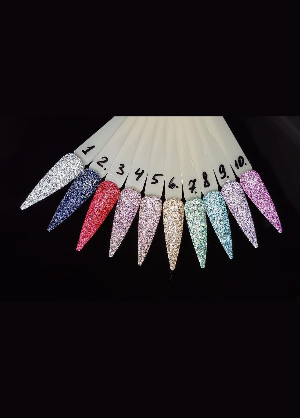 Светоотражающий Гель лак №15 - серебряный с микроблеском Saga (342376476)