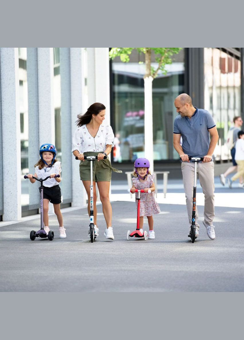 Захисний шолом, 48-53 см, фіолетовий з квітами () Micro AC2137BX (328261303)