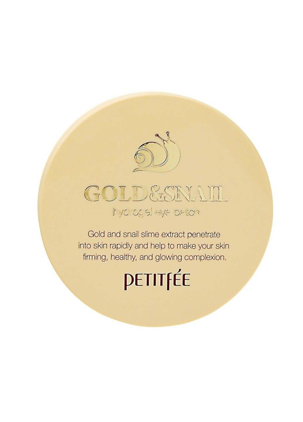 Petitfee & Koelf Гідрогелеві патчі для очей Золото-Равлик Gold/Snail Hydrogel Eye Patch 60 шт — Крем, Південна Корея (289134740)