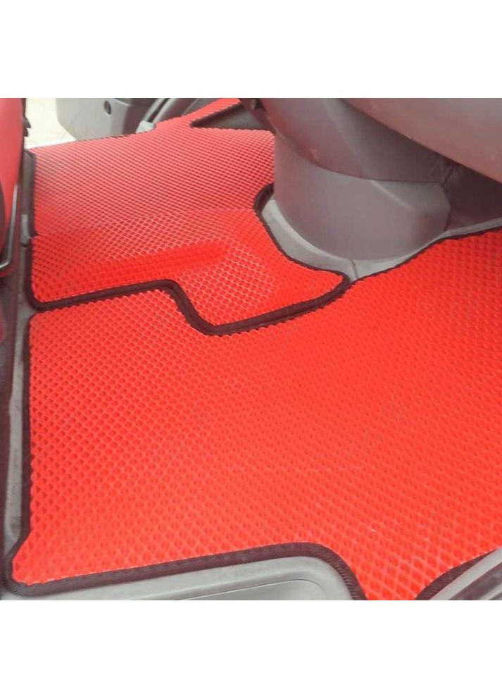 Комплект килимків на 1-й рядок на Volkswagen Crafter I (2006 - 2017) 1+1 EVA/Ромб + Сірий Star-Tex (385121585)