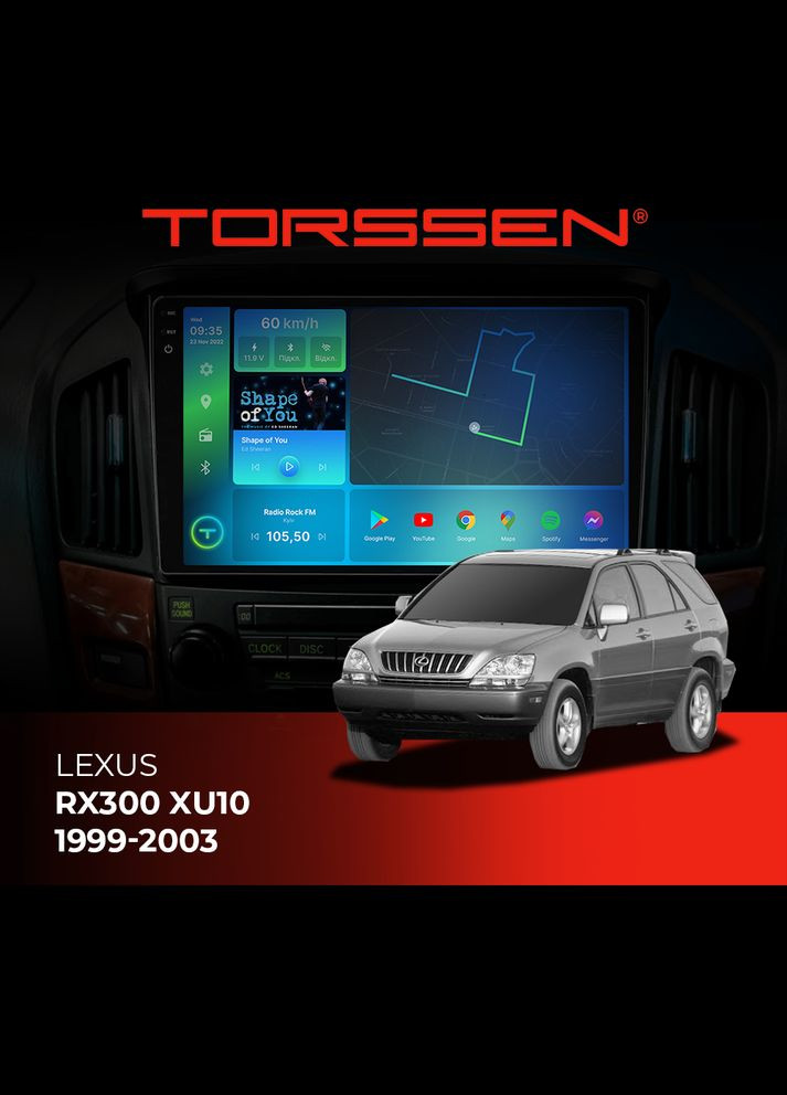 Штатная магнитола 2K Lexus RX300 XU10 19992003 FL9 4+64Gb 4G Carplay DSP Torssen (307087717)