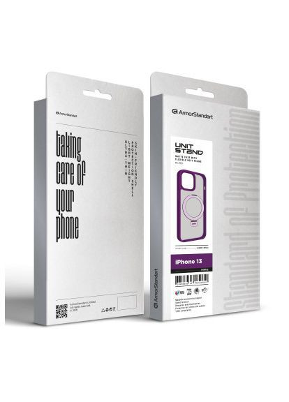 Чехол для мобильного телефона (ARM74894) ArmorStandart Unit Stand Apple iPhone 13 Purple (357490562)