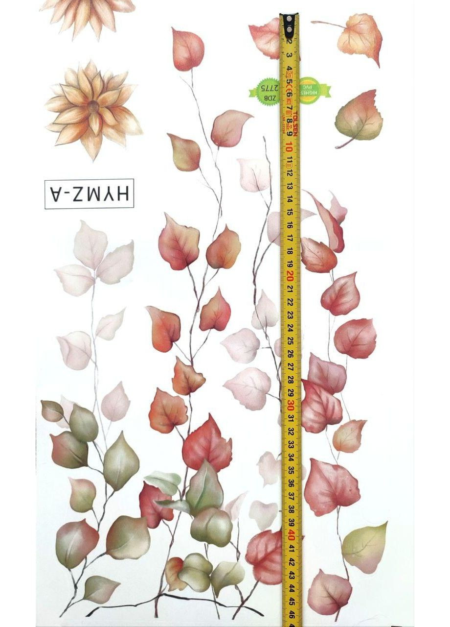 Наклейка на стену Свисающие зеленые растения (лист 60 х 90 см) Б296-33 HYMZ-AB No Brand (362269121)