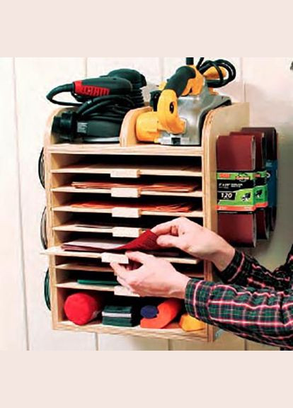 Органайзер для кутових шліфмашин з дерева Балата бланже (НЖД-001001) No Brand (328911352)