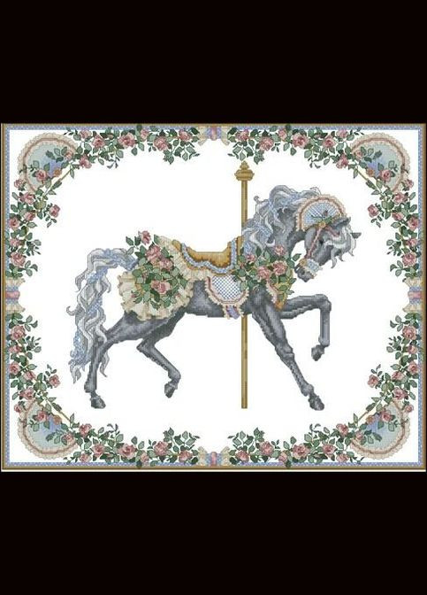 Набір для вишивки хрестиком. Розмір: 40*40 см/37*30 см Літо Лоскуток (315354524)