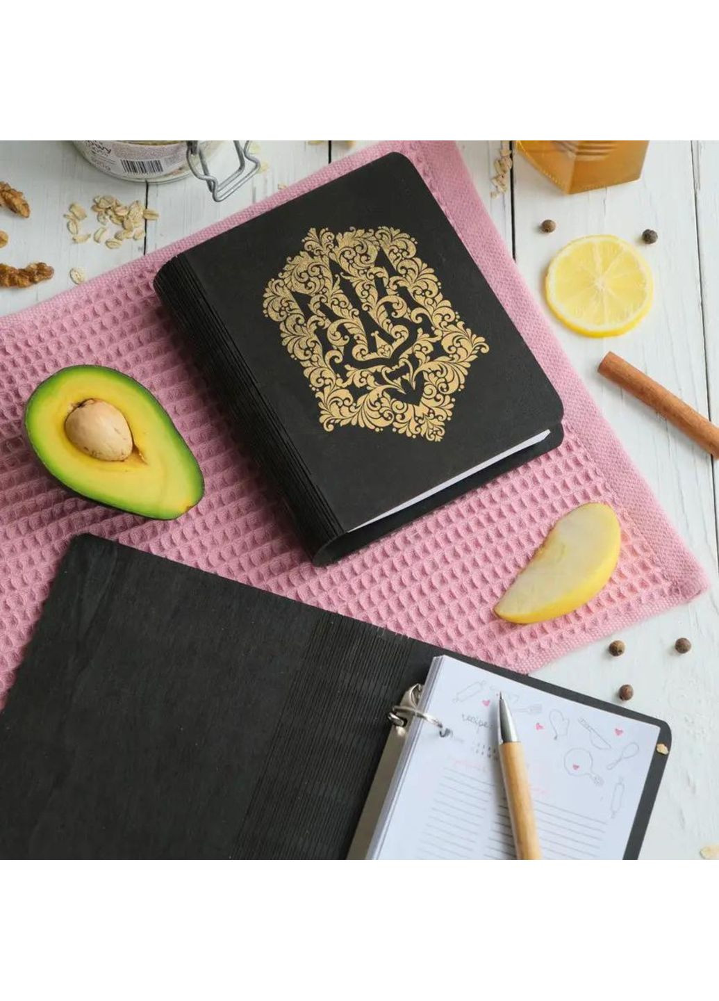 Блокнот в деревянной обложке "Тризуб" Jooki (360921149)