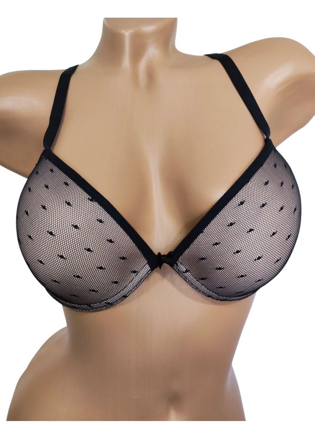Чорний корбей бюстгальтер Lemila з кісточками