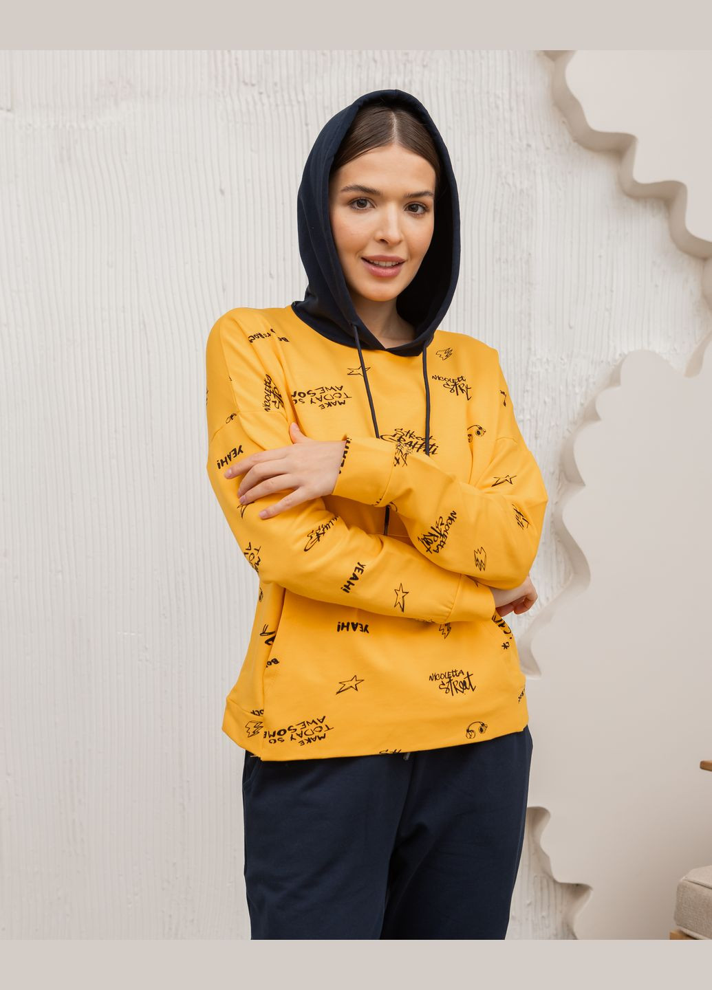 Теплий спортивний костюм худий з капюшоном Nicoletta (317356135)