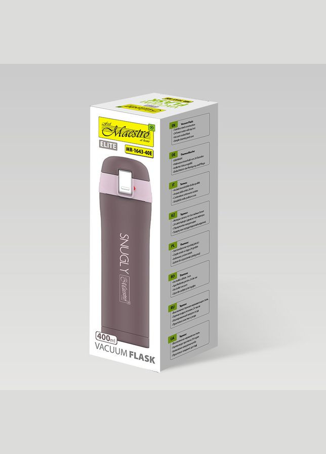 Термокружка Snugly 400 мл (MR-1643-40E) Maestro (334007375)