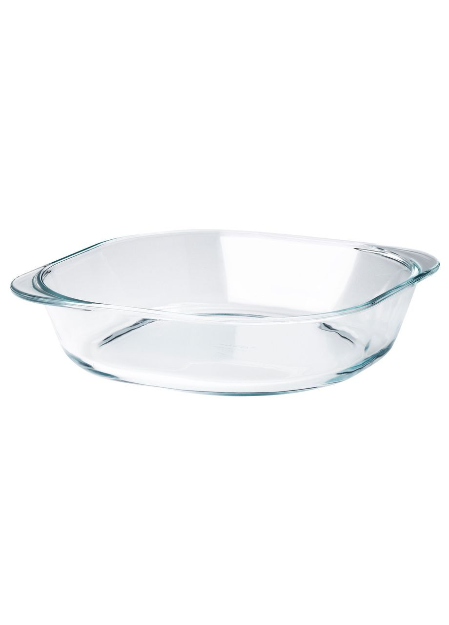 Форма для духовки Ö прозрачное стекло 24.524.5 см IKEA (276070292)