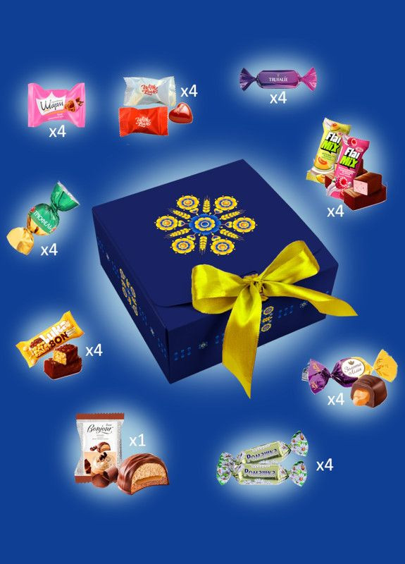 Подарунковий набір цукерок мамі, сестрі, подрузі, бабусі на день народження, свято 400г ( 8-0663) Кукумбер (319192881)