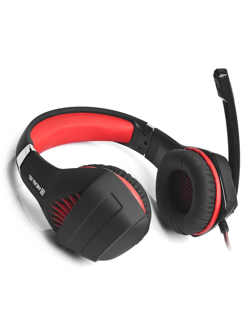 Гарнітура GDX-7600 Black/Red Real-El (370620025)