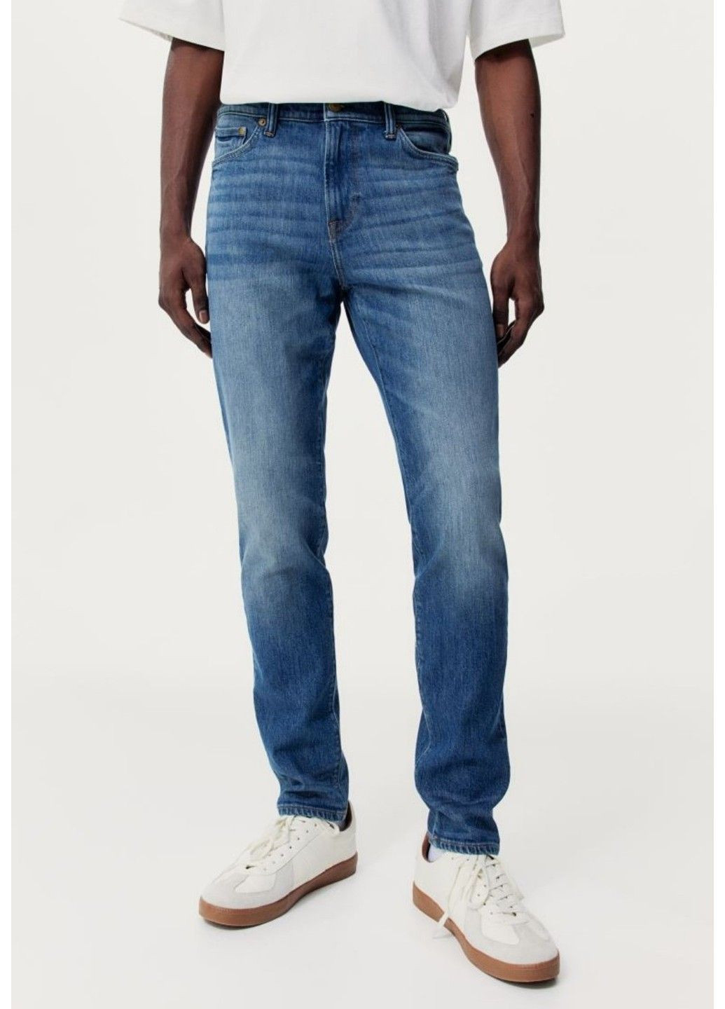 Синие повседневный демисезонные брюки H&M