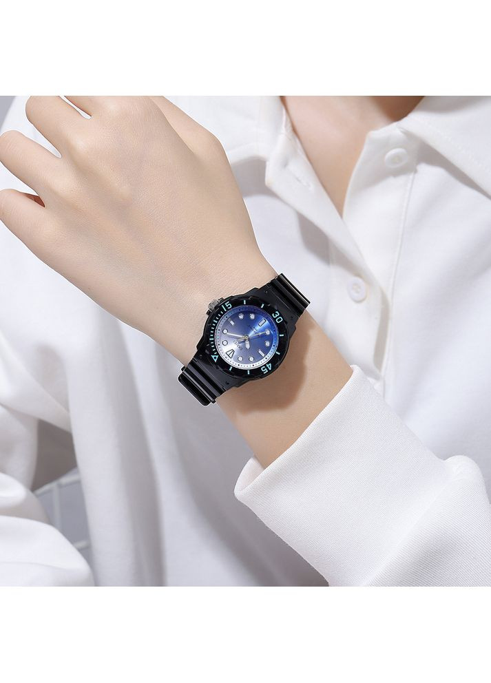 Часы 2012BKBU черные с синим для мальчиков спортивные кварцевые с водонепроницаемостью 50 м ProDobro (367264791)