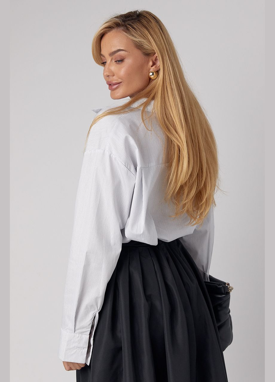 Светло-серая рубашка Lurex