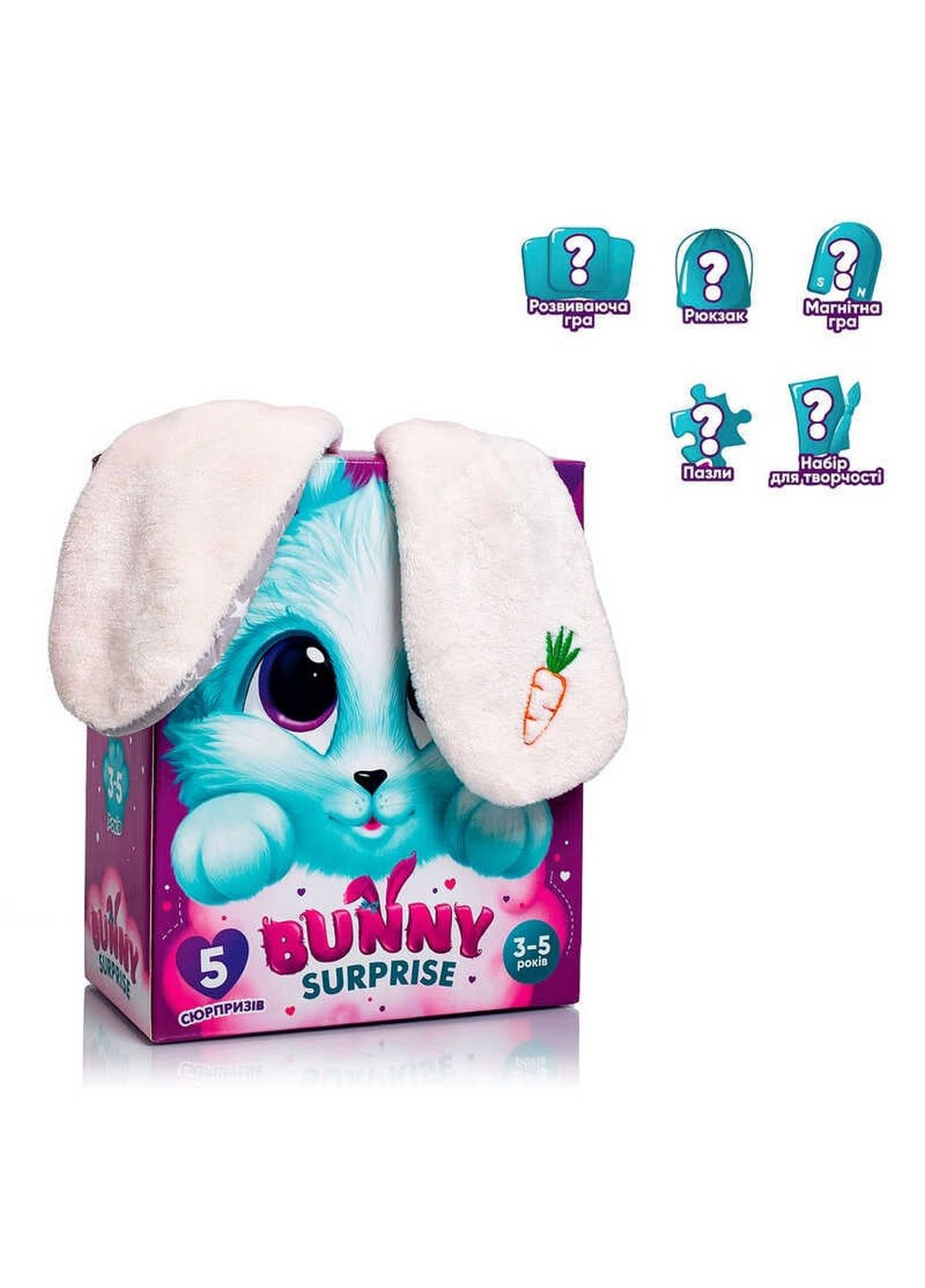 Гра настільна "Bunny surprise" 5-8 лет Vladi toys (289363124)