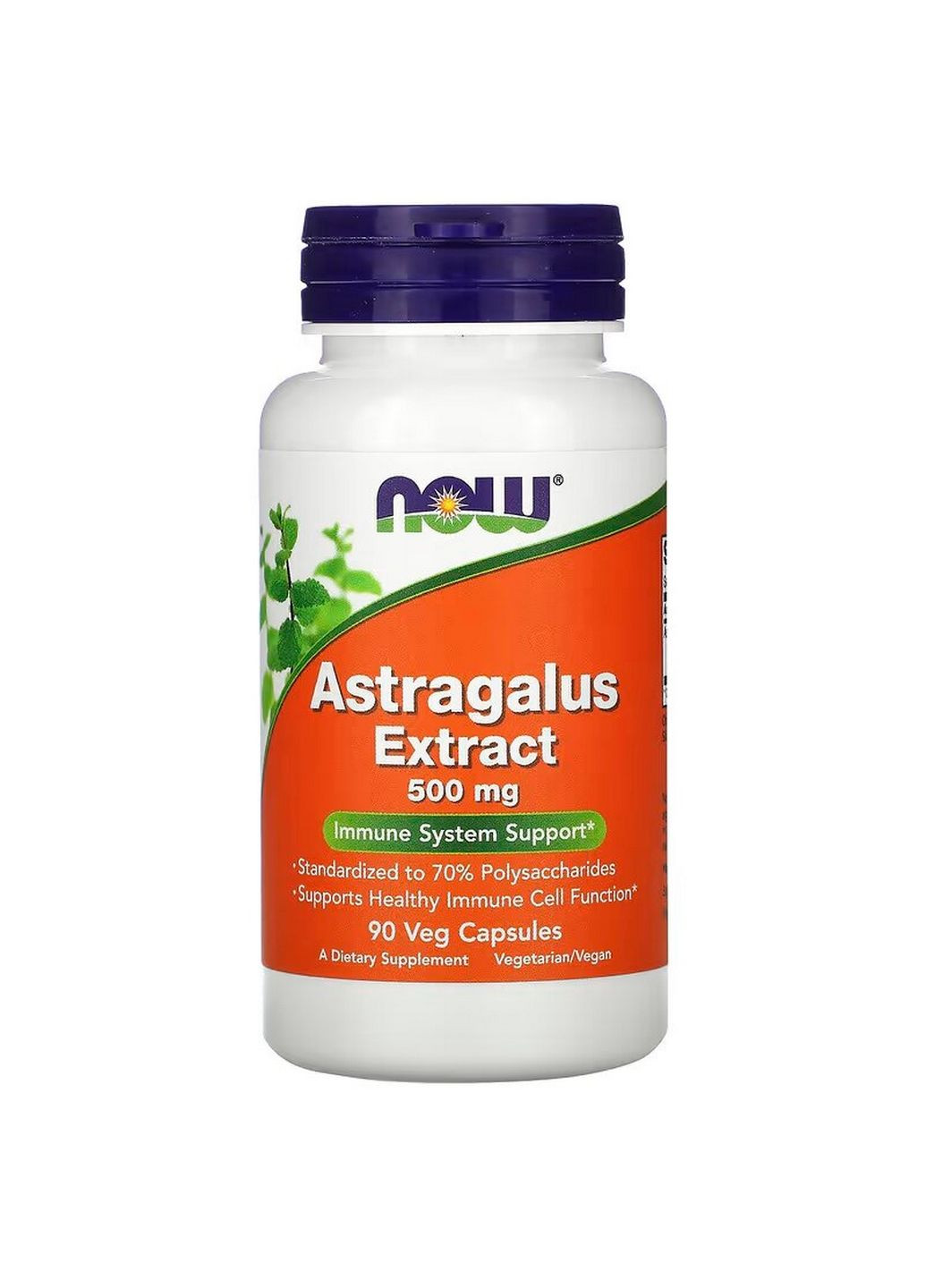 Натуральная добавка Astragalus Extract 500 mg, 90 вегакапсул Now (294925853)