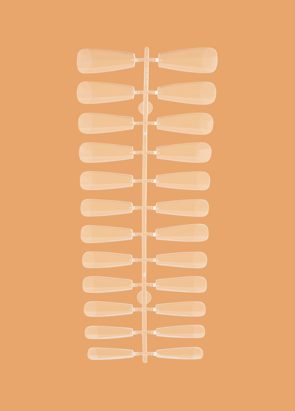 Гелевые типсы для наращивания балерина 24 штук MEDIUM BALLERINA Kodi Professional Балерина (346125103)