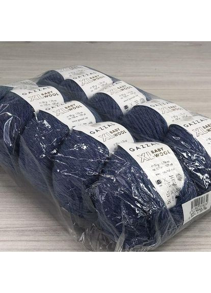 Пряжа Baby Wool XL цвет 844 Пильный джинс Gazzal (352743313)