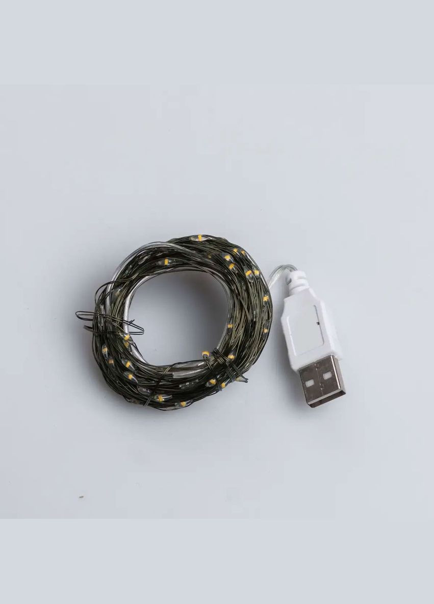 Гірлянда Роса нитка 200 LED довжина 20 м від USB зелена, жовтий GarlandoPro (328604406)