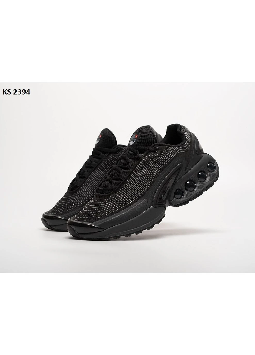 Чорні кросівки чоловічі nike air max dn black найк аір макс дн чорні демісезон No Brand