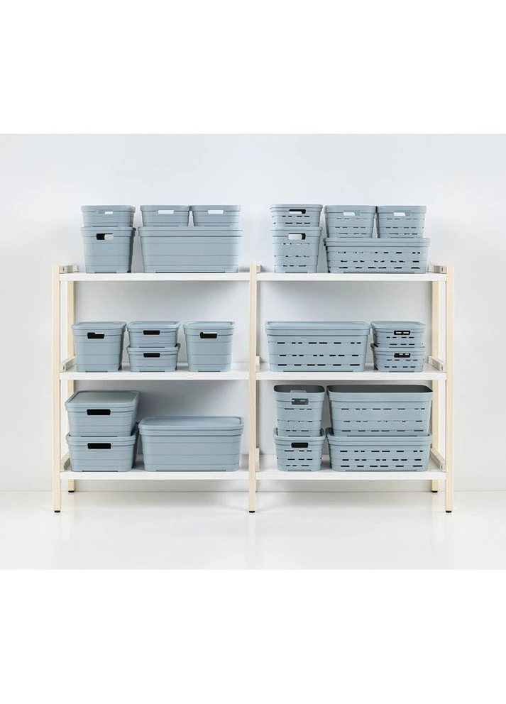 Кошик Pyramid 5 л 24x17,5x16 см Blue-Grey (00612 Blue) IDEA HOME (373928930)