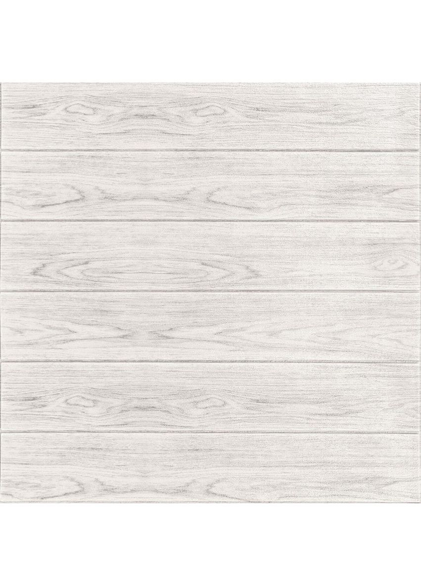 Самоклеюча декоративна 3D панель дерево біле 700х700х6мм 383 (3DPanda-0652) Sticker Wall (323155606)