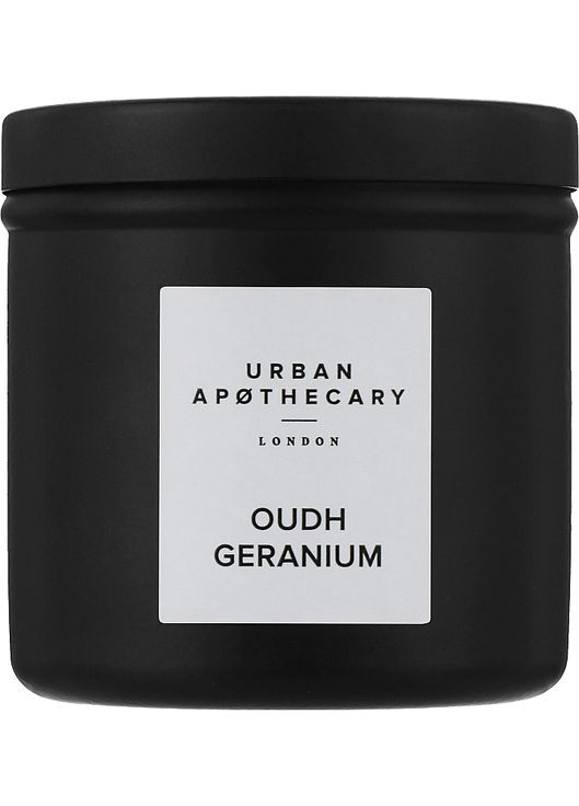 Ароматична свічка-тумблер Oudh Geranium 175g (932744-97439) Urban Apothecary (368631621)