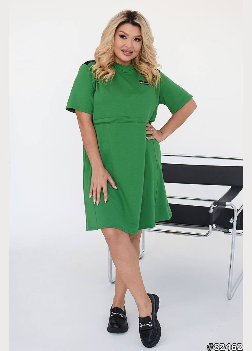 Зеленое спортивное платье спортивное женское Україна однотонное
