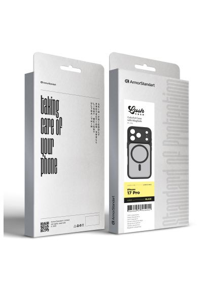 Чехол для мобильного телефона (ARM87488) ArmorStandart Lush MagCase Apple iPhone 17 Pro Black (366070016)