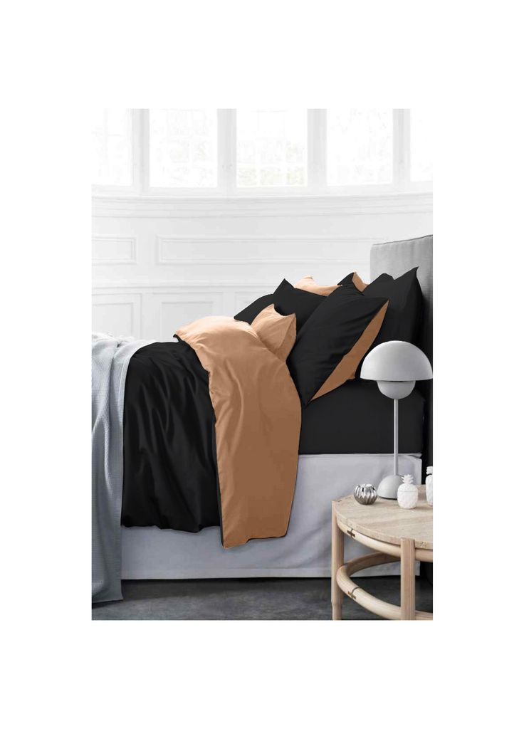 Постільна білизна (m292618) Mirson Сатин Premium Dark Coffee 0165+0055 110х140 (366565941)