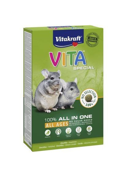 Корм Vita Special для шиншилл, 600 г (*) Vitakraft (322592337)