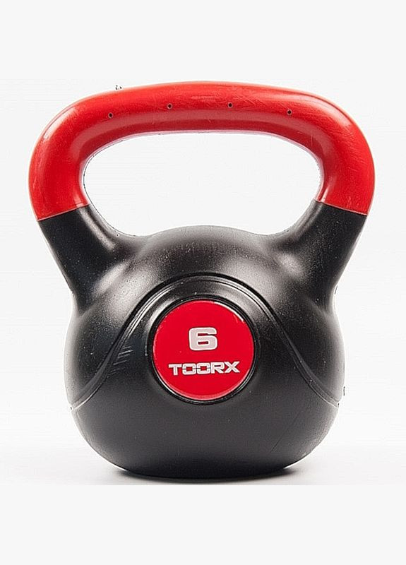 Гиря виниловая PVC 6 кг Black/Orange (KRP-6) Toorx (346528807)